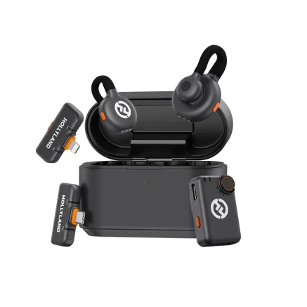 Hollyland LARK M2S Wireless Lavalier Microphone Ultimate Combo Space Gray LARKM2S