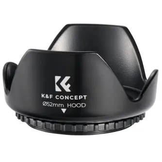 Бленды - K&F Concept K&F 52MM Camera Lens Hood for Photography KF03.089 KF03.089 - быстрый заказ от производителя