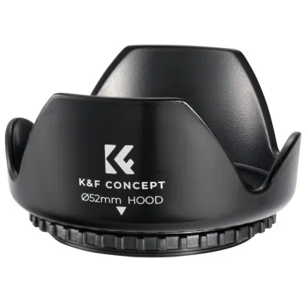 K&F Concept K&F 52MM Camera Lens Hood for Photography KF03.089 KF03.089