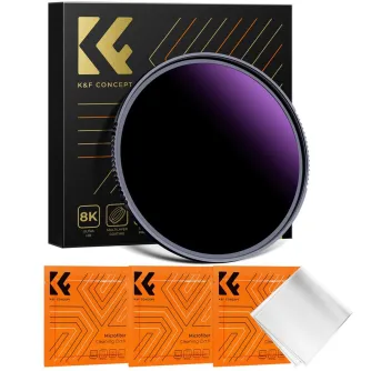 Neutral Density Filters - K&F Concept K&F 67MM,Nano-X Ultra ND1000000 Filter, HD, Waterproof, Anti Scratch, Antireflective Purple-Red Coa KF01.2580V1 - quick order from manufacturer
