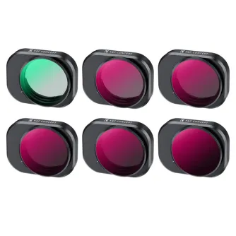 Filtru komplekti - K&F Concept K&F 6pcs Filter Kit,(CPL+ND4&PL+ND8&PL+ND16&PL+ND32&PL+ND64&PL), lens HD, one side coated with anti- SKU.2082V1 - ātri pasūtīt no ražotāja