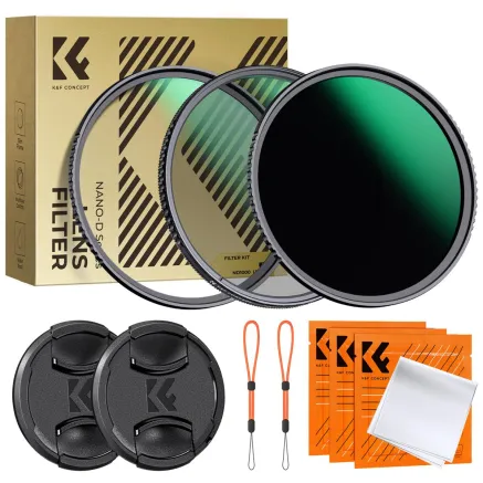 K&F Concept K&F 72mm CPL+MCUV+ND1000+Lens Cap Circular Polarizing Filter MCUV Protection SKU.2273V1