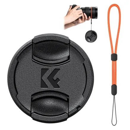 K&F Concept K&F 72mm Snap-on Lens Cap with String KF04.084 KF04.084