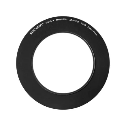 K&F Concept K&F 55-77mm Magnetic Filter Adapter Ring, Matte Black, Frame Thickness 2.16mm KF05.294