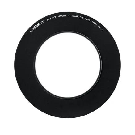 K&F Concept K&F 55-82mm Magnetic Filter Adapter Ring, Matte Black, Frame Thickness 2.16mm KF05.301