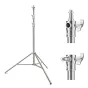 Statīvi apgaismojumam - K&F Concept K&F 2.8m portable stainless steel photography light stand KF34.044 - ātri pasūtīt no ražotāja