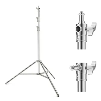 Light Stands - K&F Concept K&F 2.8m portable stainless steel photography light stand KF34.044 - quick order from manufacturer