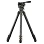 Video Tripods - Tilta 75mm Cine Fluid Head with 3-Stage Carbon Fiber Tripod Legs (8KG) - Forest Camo TT-CT08-75-FC - quick order from manufacturer