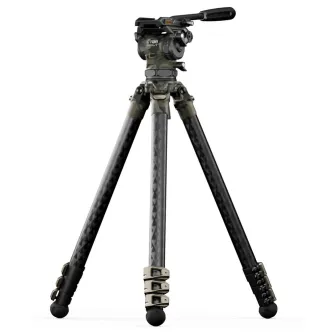 Video statīvi - Tilta 75mm Cine Fluid Head with 3-Stage Carbon Fiber Tripod Legs (8KG) - Forest Camo TT-CT08-75-FC - ātri pasūtīt no ražotāja