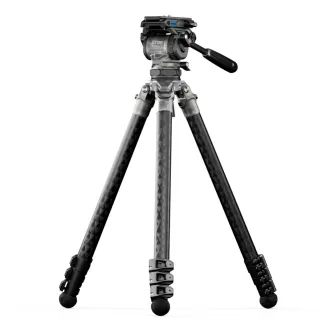 Video statīvi - Tilta 75mm Cine Fluid Head with 3-Stage Carbon Fiber Tripod Legs (8KG) - Snow Camo TT-CT08-75-SC - ātri pasūtīt no ražotāja