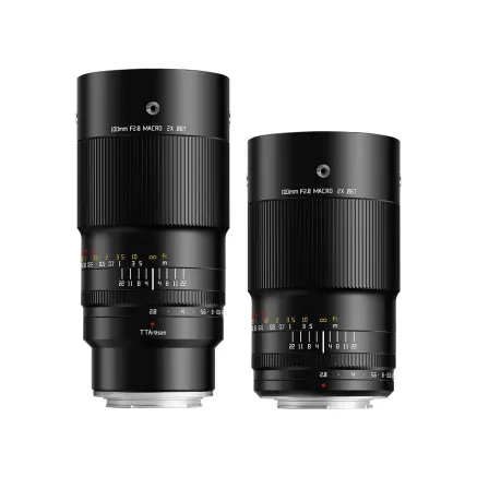 TTArtisan 100mm F2.8 Macro 2X Lens for Canon RF F10028-B-RF-2X