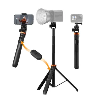 Selfiju statīvi Selfie Stick - K&F Concept K&F 175cm Selfie Stick Tripod with Detachable Remote Control KF09.143 - ātri pasūtīt no ražotāja