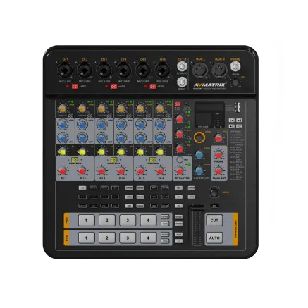 AvMatrix Shark S4M Portable Audio-Video Switcher with HDMI Outputs SHARK S4M