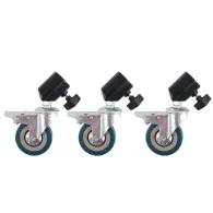 Новые товары - AVX Set of wheels with brakes for studio light tripods AVXWHEELSET - быстрый заказ от производителяНовые товары - AVX Set of wheels with brakes for studio light tripods AVXWHEELSET - быстрый заказ от производителя