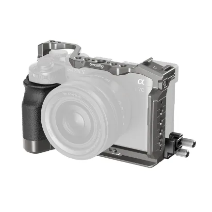 SmallRig HawkLock Quick Release Cage Kit with Silicone Handle for Sony Alpha 7C II / 7CR 5198 5198