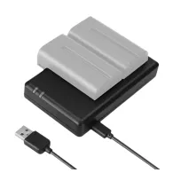 Chargers for Camera Batteries - Hollyland Dual Slot Charger HL-DC01 for Hollyland Devices HL-DC01 - quick order from manufacturerChargers for Camera Batteries - Hollyland Dual Slot Charger HL-DC01 for Hollyland Devices HL-DC01 - quick order from manufacturer