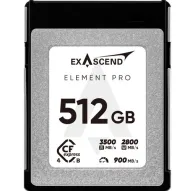 Memory Cards - Exascend CFexpress 4.0 Type B Element Pro Series 512GB EXPC4SB512GB - quick order from manufacturerMemory Cards - Exascend CFexpress 4.0 Type B Element Pro Series 512GB EXPC4SB512GB - quick order from manufacturer