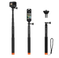 Sporta kameru aksesuāri - K&F Concept Invisible Selfie Stick, Extension Carbon Long Pole127cm/50in KF09.140 - ātri pasūtīt no ražotājaSporta kameru aksesuāri - K&F Concept Invisible Selfie Stick, Extension Carbon Long Pole127cm/50in KF09.140 - ātri pasūtīt no ražotāja