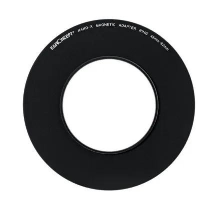 K&F Concept K&F 49-82mm Magnetic Filter Adapter Ring, Matte Black, Frame Thickness 2.16mm KF05.299