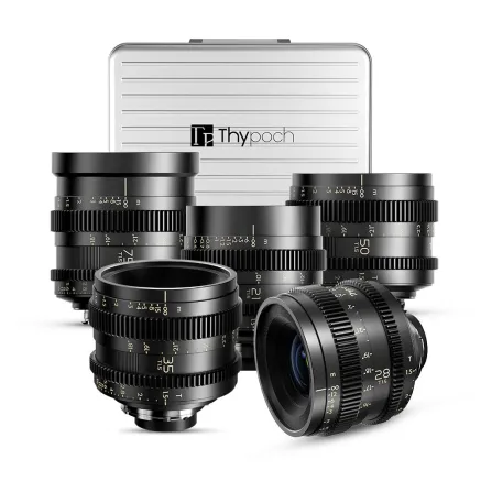 Thypoch DZO Full-frame cine Lens-5 lens kit Simera-C 21/28/35/50/75mm T1.5(Mmount) TP-SC5P-M