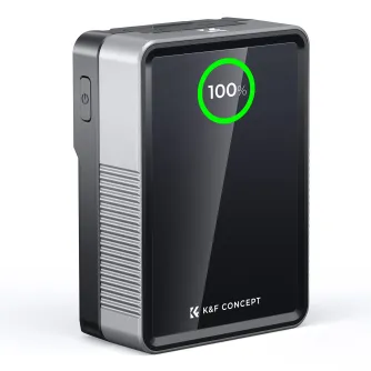 V-Mount Baterijas - K&F Concept 50Wh V-mount battery 3400mAh, 65W PD Type-C fast charging, with TFT screen, D-TAP, BP, T KF28.0059 - ātri pasūtīt no ražotāja