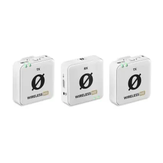 Bezvadu piespraužamie mikrofoni - RODE RDE Wireless ME Dual (White) Microphone Kit, 2 Transmitters, 1 Receiver MROD2440 - ātri pasūtīt no ražotāja