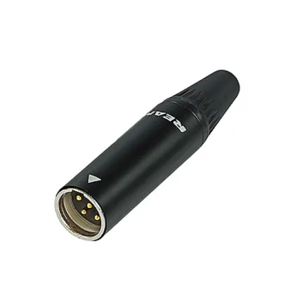REAN RT3MC-B 3-Pole Tiny XLR Male Cable Connector RT3MC-B