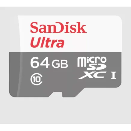SanDisk 64gb Ultra microSDXC UHS-I Class 10 card SDSQUNR-064G-GN3MA