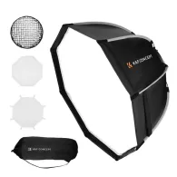 Softboxes - K&F Concept K&F 55CM Quick Release Octagonal Softbox with Bowens Mount KF18.0007 - quick order from manufacturerSoftboxes - K&F Concept K&F 55CM Quick Release Octagonal Softbox with Bowens Mount KF18.0007 - quick order from manufacturer