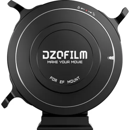 DZO Optics Octopus Adapter for EF mount lens to Sony E mount camera DZO-ADEFEBLK
