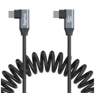 Datu Kabeļi - SmallRig USB-C (Angled) to USB-C (Angled) Coiled Data Cable 4793 4793 - ātri pasūtīt no ražotājaDatu Kabeļi - SmallRig USB-C (Angled) to USB-C (Angled) Coiled Data Cable 4793 4793 - ātri pasūtīt no ražotāja