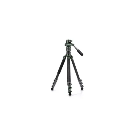 Tilta Travel Video Fluid Head with 3-stage Carbon Fiber Legs (5kg) - Forest Green TT-VT05-FB-FG