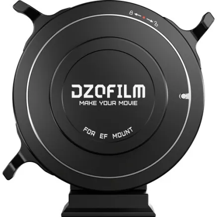 DZO Optics Octopus Adapter for EF mount lens to RF mount camera DZO-ADEFRBLK