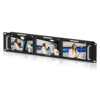 LCD мониторы для съёмки - Feelworld T51 PLUS Triple 5.5-Inch Rackmount Monitor T51PLUS - быстрый заказ от производителя