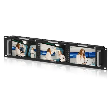 Feelworld T51 PLUS Triple 5.5-Inch Rackmount Monitor T51PLUS