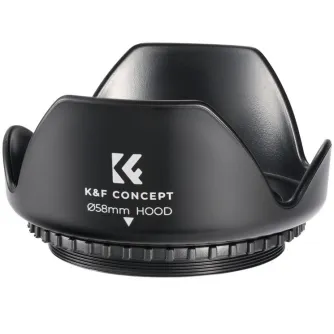 Бленды - K&F Concept K&F 58MM Camera Lens Hood for Photography KF03.088 KF03.088 - быстрый заказ от производителя