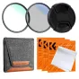 Комплект фильтров - K&F Concept K&F 62mm 2pcs Professional Lens Filter Kit (MCUV/CPL) + Filter Pouch+Lens Cap+3pcs*Cleaning Cloth SKU.2036V1 - быстрый заказ от производителя