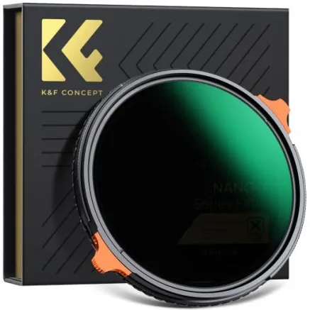 K&F Concept K&F 72mm True Color Variable ND2-32 (1-5 Stops) and CPL Circular Polarizing Lens Filter 2 in 1 KF01.2572