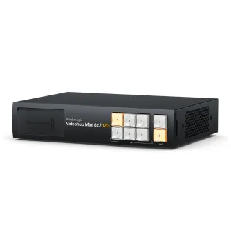Blackmagic Design - Blackmagic Design Blackmagic Videohub Mini 6x2 12G Video Router, 6 Inputs, 2 Outputs VHUBSMTI12G0602 - быстрый заказ от производителя