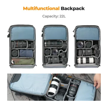 K&F Concept K&F Backpack 22L Nature Wander 11 (Black) KF13.104V2