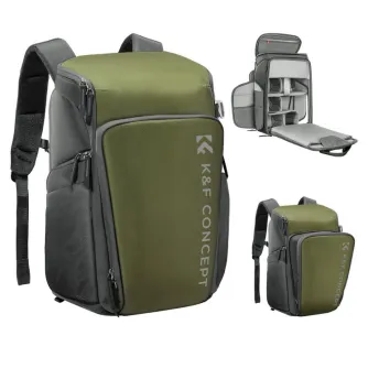Mugursomas - K&F Concept K&F Backpack 25L Nature Wander 01(Green) KF13.128V1 - ātri pasūtīt no ražotāja