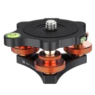 Головки штативов - K&F Concept K&F Camera Leveler for Tripod Head, Aluminum Adjusting Tripod Head,Adjustment angle +/-5, maximum KF31.104 - быстрый заказ от производителяГоловки штативов - K&F Concept K&F Camera Leveler for Tripod Head, Aluminum Adjusting Tripod Head,Adjustment angle +/-5, maximum KF31.104 - быстрый заказ от производителя