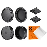 Крышки для объектива - K&F Concept K&F Canon FD Mount Body Cap*2 + Lens Rear Cap*2 + Hot Shoe Cap*2 + Cleaning Cloth*1 SKU.2224 - быстрый заказ от производителяКрышки для объектива - K&F Concept K&F Canon FD Mount Body Cap*2 + Lens Rear Cap*2 + Hot Shoe Cap*2 + Cleaning Cloth*1 SKU.2224 - быстрый заказ от производителя