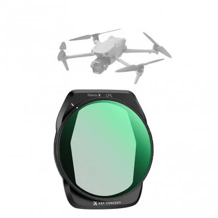 K&F Concept K&F DIJ AIR 3Sfilter (CPL)HD, single-sided anti-reflection green film, waterproof and scratch-resis KF01.2878
