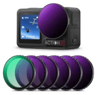 Поляризационные фильтры - K&F Concept K&F DJI Osmo Action 4/Osmo Action 5 PRO 6pcs (CPL+ND8+ND16+ND32+ND64+ND1000), anti-reflective green SKU.2334 - быстрый заказ от производителяПоляризационные фильтры - K&F Concept K&F DJI Osmo Action 4/Osmo Action 5 PRO 6pcs (CPL+ND8+ND16+ND32+ND64+ND1000), anti-reflective green SKU.2334 - быстрый заказ от производителя