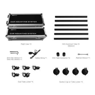 Accessories for rigs - Vaxis MOVMAX 45mm Car Mounting System Pro Kit 85-0011 - quick order from manufacturer