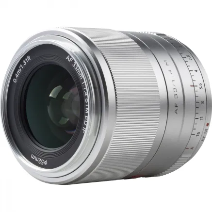 Viltrox 33mm f/1.4 AF APS-C for Canon EF-M (Silver) (EF-M Mount) AF 33/1.4 M