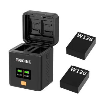 Chargers for Camera Batteries - ZGCINE Charging Case for Fujifilm NP-W126S Battery PS-W126 - quick order from manufacturer
