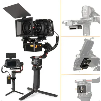 V-Mount Baterijas - ZGCINE for DJI RoninS2/S3mini V-Lock Plate VR-04 - ātri pasūtīt no ražotāja