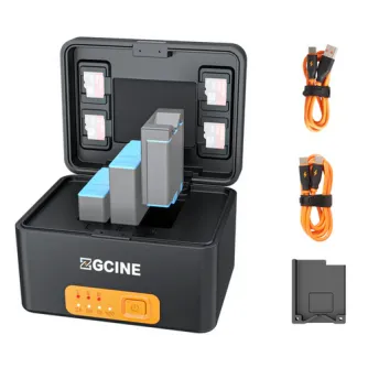 Accessories for Action Cameras - ZGCINE GoPro Battery Charging Case (3-bit NO battery) PS-G10 - quick order from manufacturer